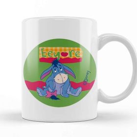 Baskı Dükkanı Winnie The Pooh Eeyore 03 Beyaz Porselen Kupa Bardak