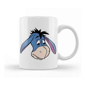 Baskı Dükkanı Winnie The Pooh Eeyore 04 Beyaz Porselen Kupa Bardak