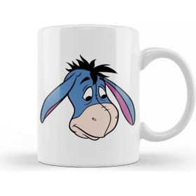 Baskı Dükkanı Winnie The Pooh Eeyore 04 Beyaz Porselen Kupa Bardak