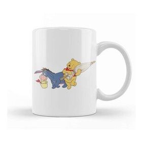 Baskı Dükkanı Winnie The Pooh Eeyore 05 Beyaz Porselen Kupa Bardak