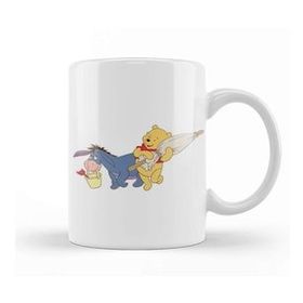 Baskı Dükkanı Winnie The Pooh Eeyore 05 Beyaz Porselen Kupa Bardak