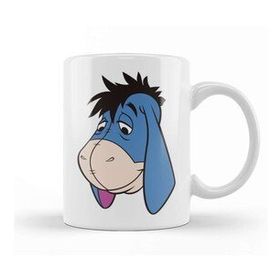 Baskı Dükkanı Winnie The Pooh Eeyore 06 Beyaz Porselen Kupa Bardak