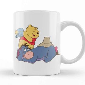Baskı Dükkanı Winnie The Pooh Eeyore 07 Porselen Beyaz Kupa Bardak