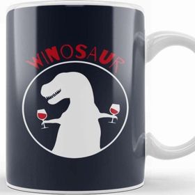Baskı Dükkanı Winosaur Beyaz Porselen Kupa Bardak