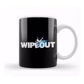 Baskı Dükkanı Wipeout Splash Logo Beyaz Porselen Kupa Bardak