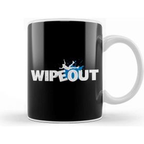 Baskı Dükkanı Wipeout Splash Logo Beyaz Porselen Kupa Bardak