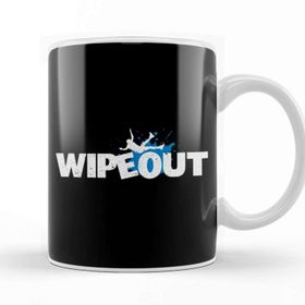 Baskı Dükkanı Wipeout Splash Logo Beyaz Porselen Kupa Bardak