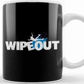 Baskı Dükkanı Wipeout Splash Logo Beyaz Porselen Kupa Bardak