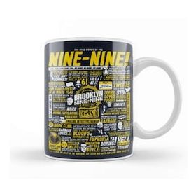 Baskı Dükkanı Wise Words Of The Nine Nine Brooklyn Nine Nine Beyaz Porselen Kupa Bardak
