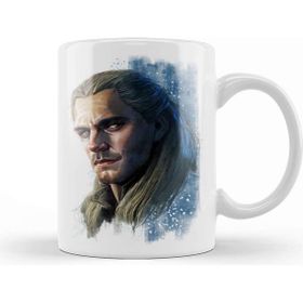 Baskı Dükkanı Witcher Geralt Beyaz Porselen Kupa Bardak