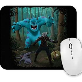 Baskı Dükkanı Witcher Killing Monsters Mouse Pad
