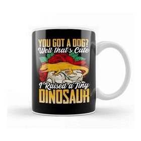Baskı Dükkanı Wizard You Got A Dog That's Cute I Raised A Dinosaur Kupa