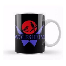 Baskı Dükkanı Wolfsheim Beyaz Porselen Kupa Bardak
