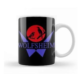 Baskı Dükkanı Wolfsheim Beyaz Porselen Kupa Bardak