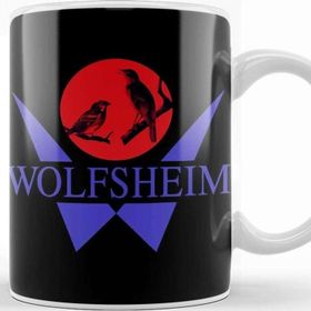 Baskı Dükkanı Wolfsheim Beyaz Porselen Kupa Bardak