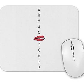 Baskı Dükkanı Woman Pwr Mouse Pad