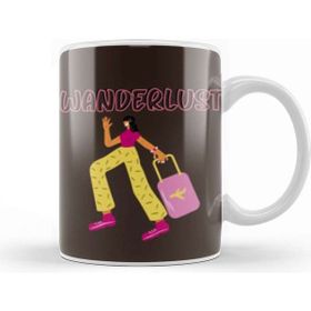 Baskı Dükkanı Woman Travel Gift Design Lover Trippin Wanderlust Journey Adventurer Vacation Kupa