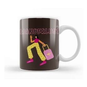 Baskı Dükkanı Woman Travel Gift Design Lover Trippin Wanderlust Journey Adventurer Vacation Kupa