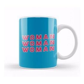 Baskı Dükkanı Woman Woman Woman Beyaz Porselen Kupa Bardak