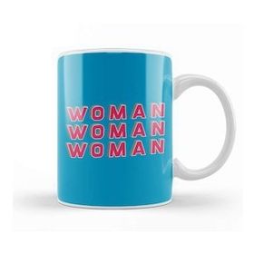 Baskı Dükkanı Woman Woman Woman Beyaz Porselen Kupa Bardak
