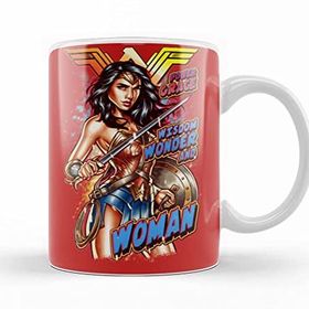 Baskı Dükkanı Wonder Woman Diana Prince Porselen Kupa