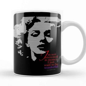 Baskı Dükkanı Wonderful Marilyn Beyaz Porselen Kupa Bardak
