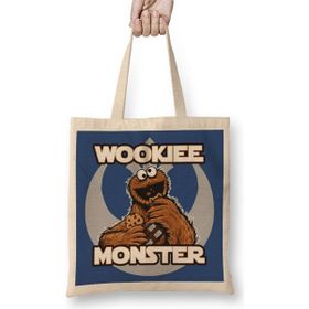 Baskı Dükkanı Wookiee Monster Kurabiye Canavarı Bez Çanta