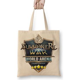 Baskı Dükkanı World Arena Championship Brasao Campeonato Summoners War Bez Kadın Günlük Çanta