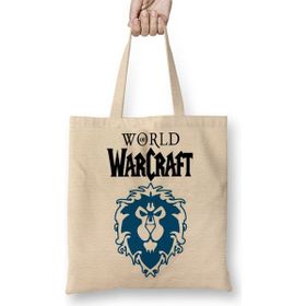 Baskı Dükkanı World of Warcraft Alliance Bez Kadın Günlük Çanta
