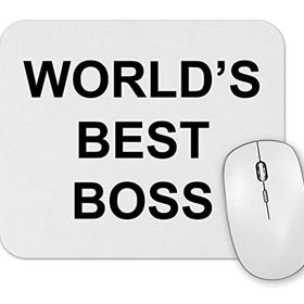 Baskı Dükkanı Worlds Best Boss Mouse Pad