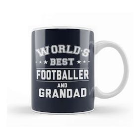 Baskı Dükkanı World's Best Footballer And Grandad Kupa