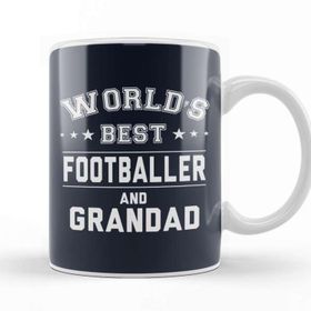 Baskı Dükkanı World's Best Footballer And Grandad Kupa