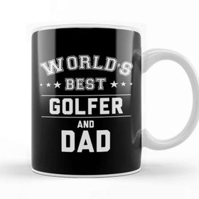 Baskı Dükkanı Worlds Best Golfer And Dad Kupa