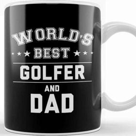 Baskı Dükkanı Worlds Best Golfer And Dad Kupa