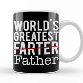 Baskı Dükkanı Worlds Greatest Farter 01 Beyaz Porselen Kupa Bardak