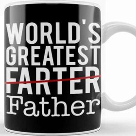 Baskı Dükkanı Worlds Greatest Farter 01 Beyaz Porselen Kupa Bardak