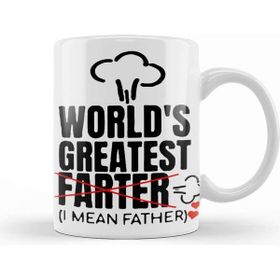 Baskı Dükkanı Worlds Greatest Farter 02 Beyaz Porselen Kupa Bardak