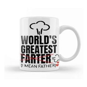 Baskı Dükkanı Worlds Greatest Farter 02 Beyaz Porselen Kupa Bardak
