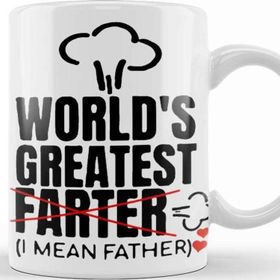 Baskı Dükkanı Worlds Greatest Farter 02 Beyaz Porselen Kupa Bardak