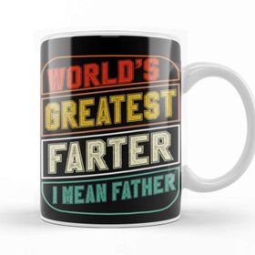 Baskı Dükkanı Worlds Greatest Farter 03 Beyaz Porselen Kupa Bardak
