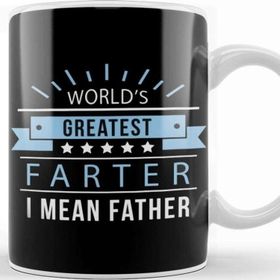 Baskı Dükkanı Worlds Greatest Farter Beyaz Porselen Kupa Bardak