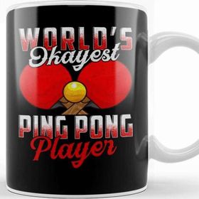 Baskı Dükkanı Worlds Okayest Ping Pong Player Pun Table Tennis Kupa
