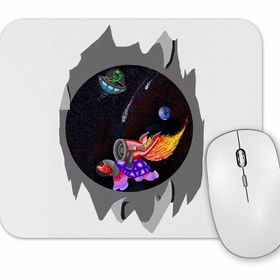 Baskı Dükkanı Worm Hole Mouse Pad