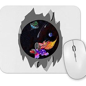 Baskı Dükkanı Worm Hole Mouse Pad