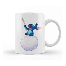 Baskı Dükkanı Wrecking Ball Stitch Kupa Beyaz Porselen Kupa Bardak