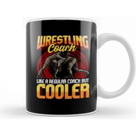 Baskı Dükkanı Wrestling Coach Like A Regular Coach But Cooler Beyaz Porselen Kupa Bardak