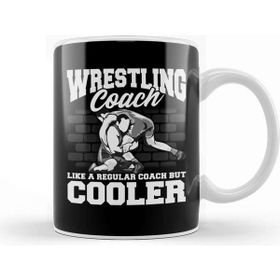 Baskı Dükkanı Wrestling Coach Like A Regular Coach But Cooler Beyaz Porselen Kupa Bardak