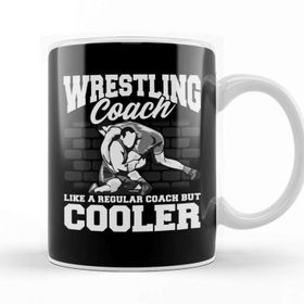 Baskı Dükkanı Wrestling Coach Like A Regular Coach But Cooler Beyaz Porselen Kupa Bardak