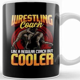 Baskı Dükkanı Wrestling Coach Like A Regular Coach But Cooler Beyaz Porselen Kupa Bardak
