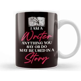 Baskı Dükkanı Writer Story Author Bookworm Book Novelist Writing Blogging Beyaz Porselen Kupa Bardak